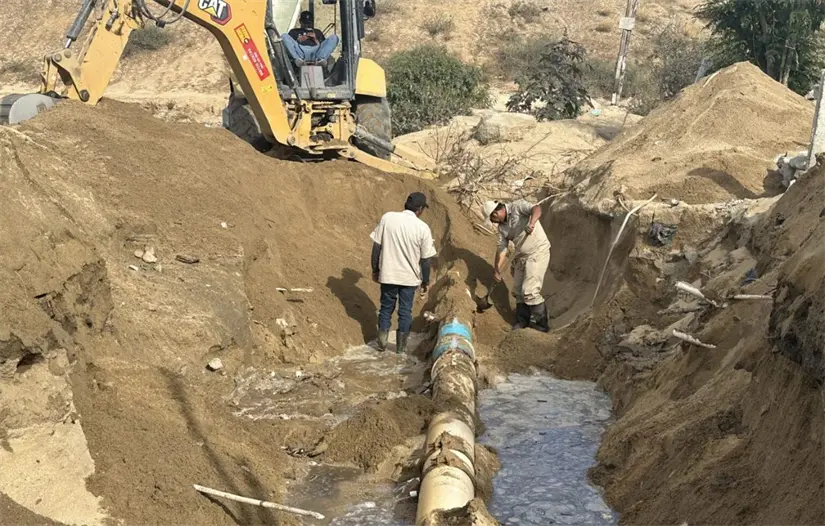 imagen recuadro El programa MIG de Aqualia encontró consumos no registrados y tramos de tubería que ni aparecían en los mapas municipales. Foto: OOMSAPAS Los Cabos
