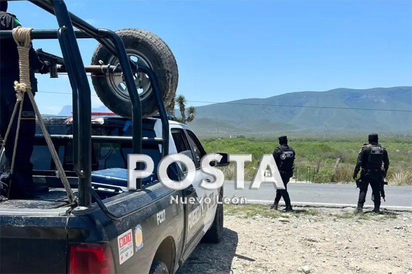 imagen recuadro Un presunto criminal fue abatido en un enfrentamiento con Fuerza Civil en Doctor Coss, Nuevo León, según autoridades estatales. Foto: Fuerza Civil