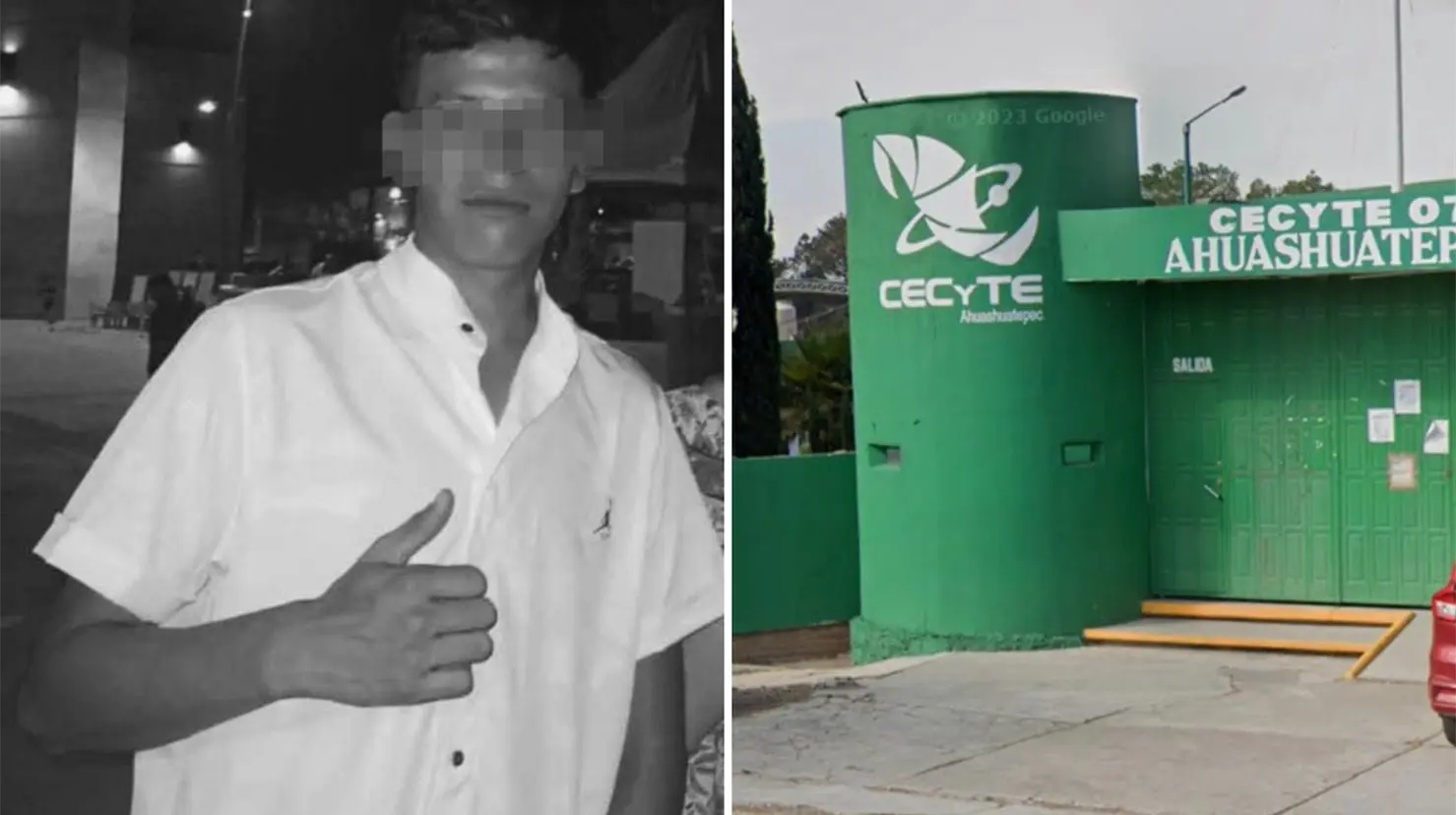 Adolescente tlaxcalteca no llegó a la escuela; lo hallan calcinado horas después. Foto: Redes Sociales y Google Maps