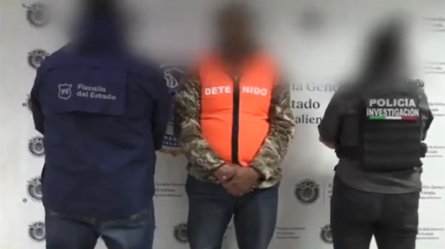 Detiene a dos hombres en casos distintos; uno es exagente ligado a homicidio en Teocaltiche. Foto: X (@fiscaliaAGS)