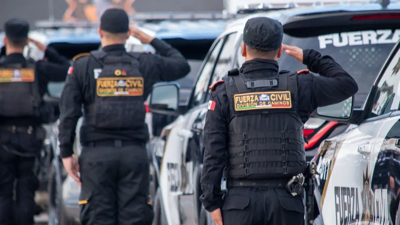 Elementos de Fuerza Civil Foto: Gobierno de Nuevo León