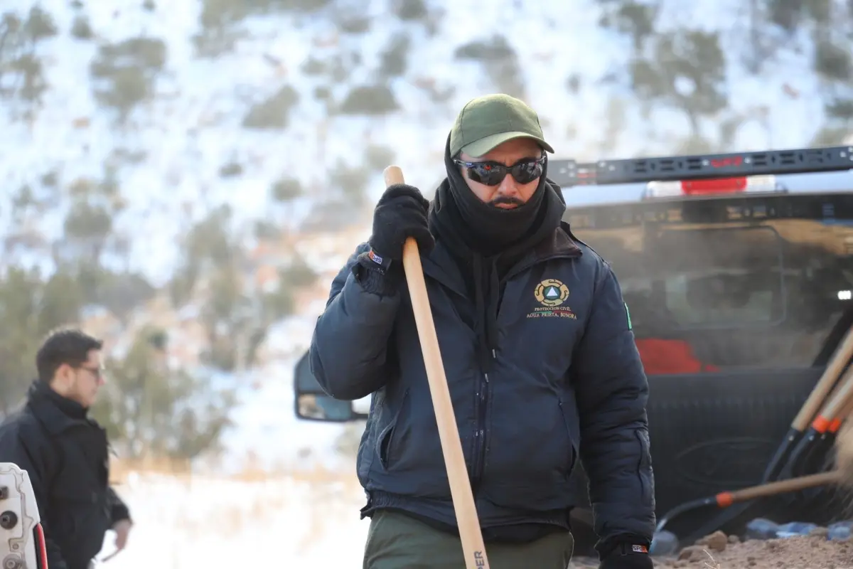 Personal de PC Foto: Protección Civil Sonora