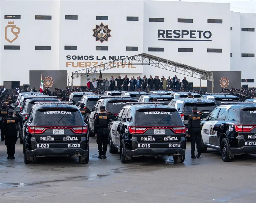 imagen recuadro La Nueva Fuerza Civil mantendrá la paz y vigilancia rumbo al Mundial 2026 en Nuevo León- Foto: Facebook Fuerza Civil