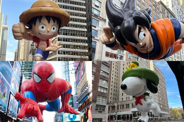 Estos son los mejores globos que desfilan en el Festival de Macys por el Día de Acción de Gracias