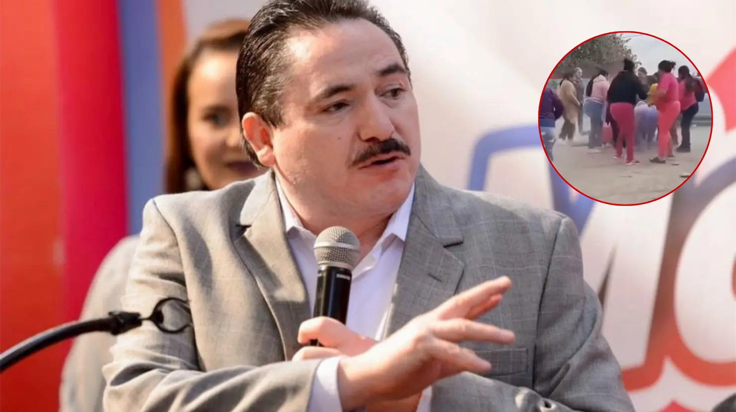 El secretario de Educación Guillermo Adame, lamentó los hechos ocurridos en una escuela en Lerdo. Foto: Especial.