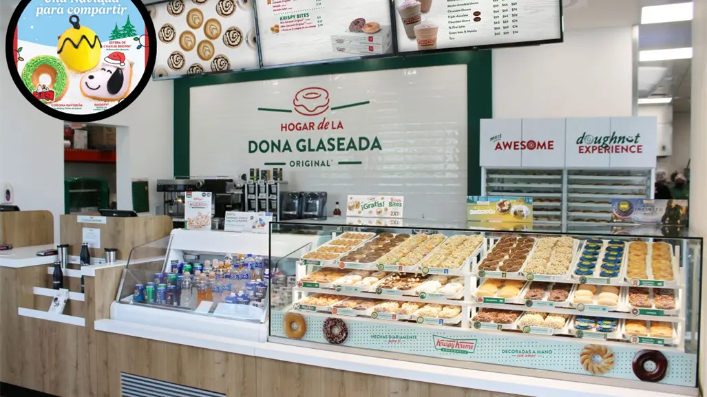 Krispy Kreme encederá su pino de Navidad con Snoopy en Naucalpan, ¿cuándo será?