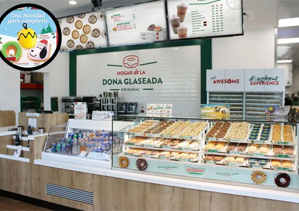 Krispy Kreme encederá su pino de Navidad con Snoopy en Naucalpan, ¿cuándo será?