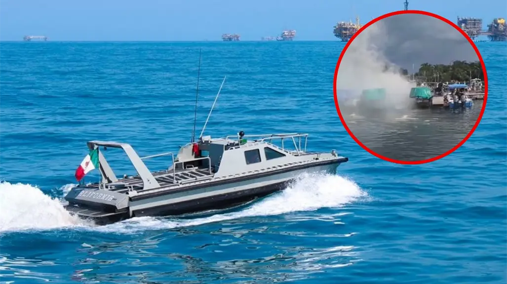 Explota lancha de la Marina en Cozumel; cinco elementos resultan lesionados