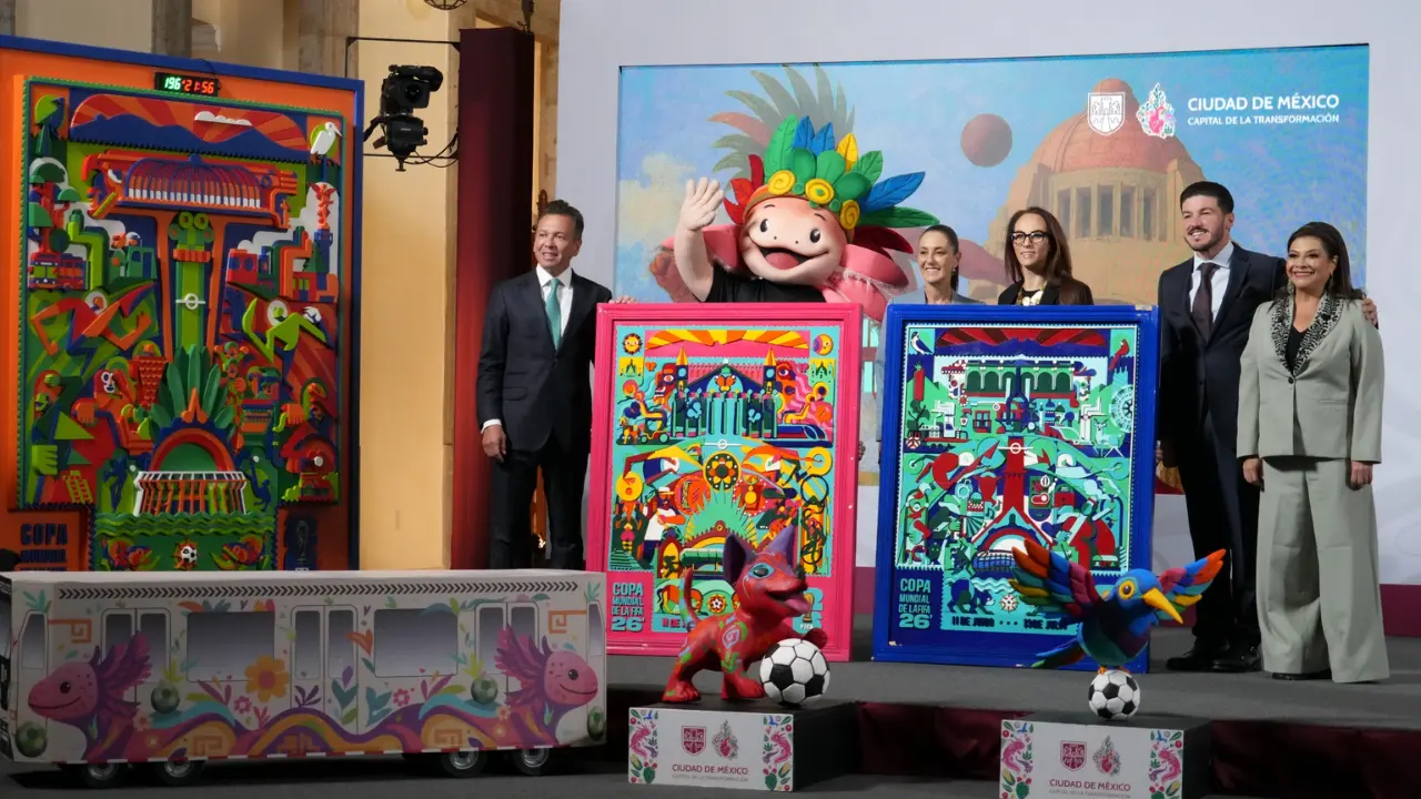 Diferentes autoridades asistieron a la conferencia matutina de Sheinbaum, entre ello Samuel García y Clara Brugada. Foto: Presidencia