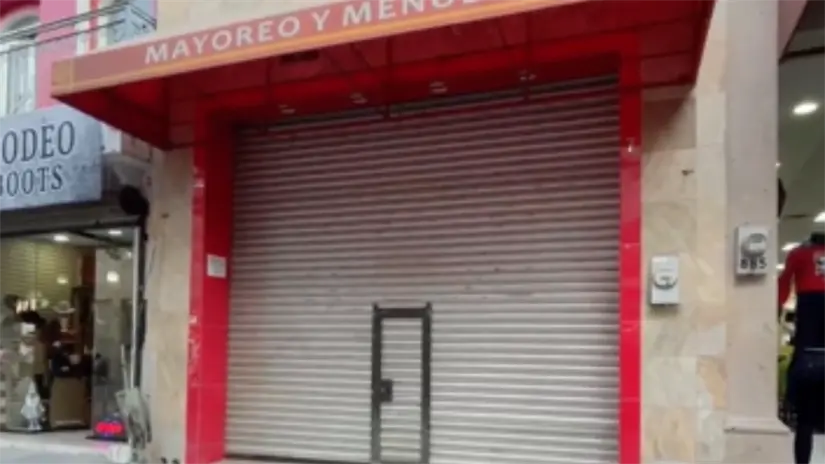 imagen recuadro Centro de Reynosa saturado de tiendas chinas | Foto: Captura video Yenni Gandiaga