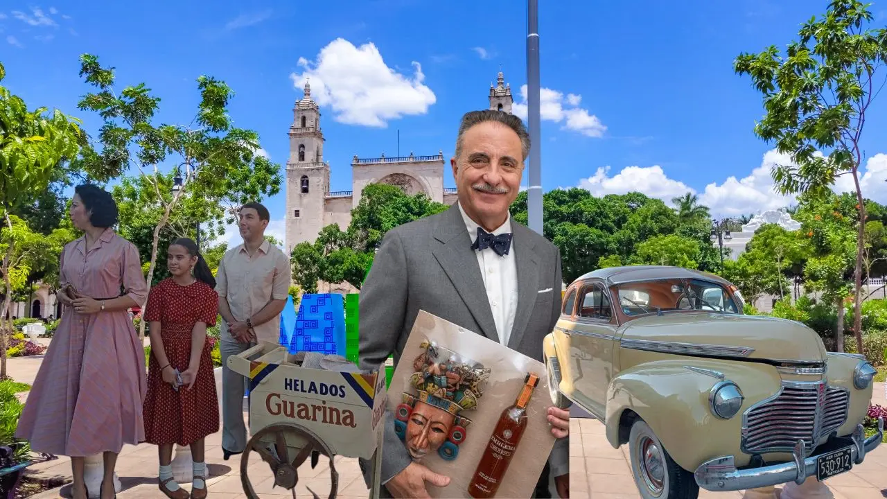 Aspectos de la filmación de la película “Pedro Pan” que se realiza en Mérida y en la cual participa el actor Andy Garcia.- Fuente Mérida sin censura, Huacho Díaz Mena y Canva