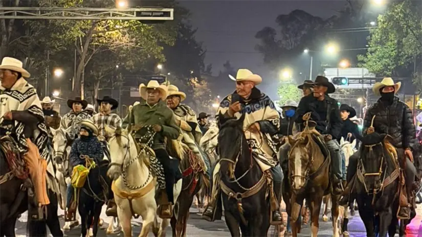 imagen recuadro Peregrinación en cabalgata a la Basílica de Guadalupe
