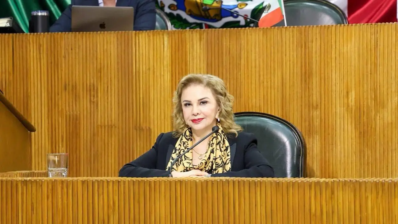 La Contralora General, María Teresa Herrera Tello afirmó durante la Glosa 2025 en el Congreso del Estado. Foto: Gobierno de Nuevo León