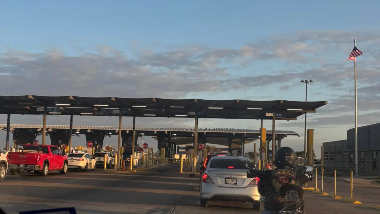 EN VIVO | Así están los puentes internacionales de Reynosa para el Día de Acción de Gracias o thanksgiving. FOTO | POSTA