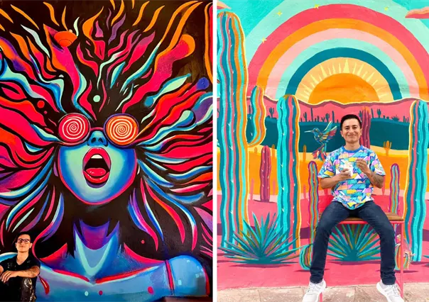 ¿Quién es el pintor de la obra en Guerrero Negro, BCS que parece sacada de Pinterest?