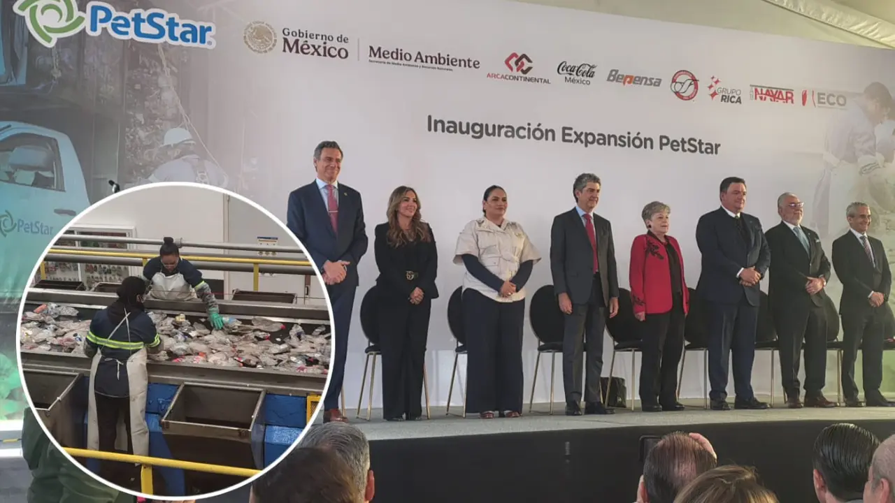 La ampliación de PetStar, impulsada por Coca-Cola y Arca Continental, consolida a México como líder mundial en economía circular. | Foto: Karina Bernal