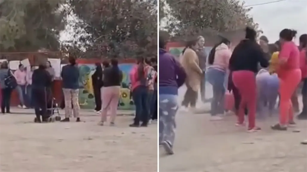 Esta riña fue provocada por padres que no quieren a una maestra con tatuajes en escuela de Durango