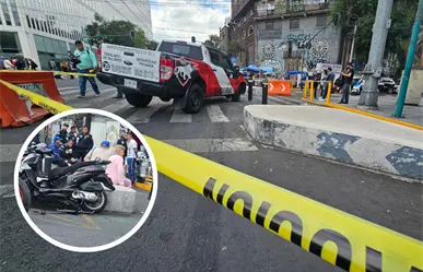 Camioneta de valores se pasa la luz roja y deja tres lesionados en la Doctores, CDMX