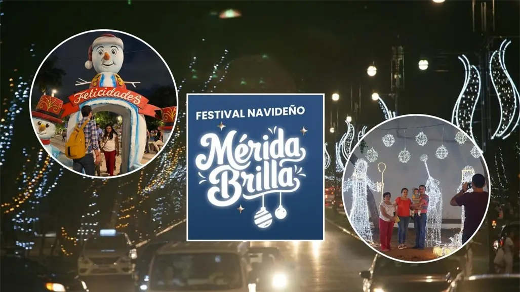¿Qué actividades forman parte del  Festival Navideño Mérida Brilla? Estas son las fechas y lugares