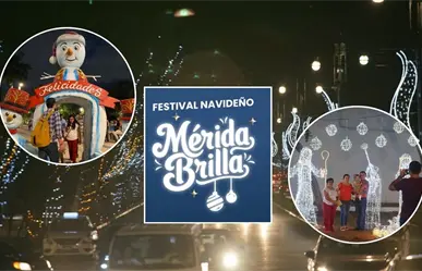 ¿Qué actividades forman parte del Festival Navideño Mérida Brilla? Estas son las fechas y lugares