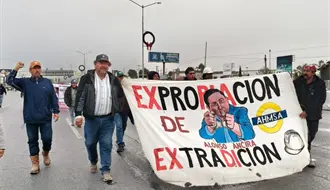 Crisis en AHMSA: trabajadores marchan en Saltillo para exigir soluciones tras casi 3 años sin respuestas