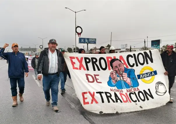 Crisis en AHMSA: trabajadores marchan en Saltillo para exigir soluciones tras casi 3 años sin respuestas