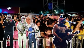 Los Auténticos Decadentes y El Gran Silencio desafían a la lluvia durante su presentación en la feria Yucatán Xmatkuil 2025