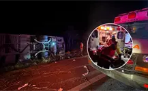 Vuelca autobús de pasajeros en Bacalar, Quintana Roo, y deja un saldo de 15 heridos Vuelca autobús de pasajeros en Bacalar, Quintana Roo, y deja un saldo de 15 heridos