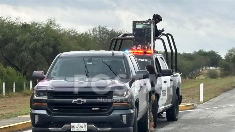 La camioneta fue encontrada con impactos de bala/Foto: POSTA