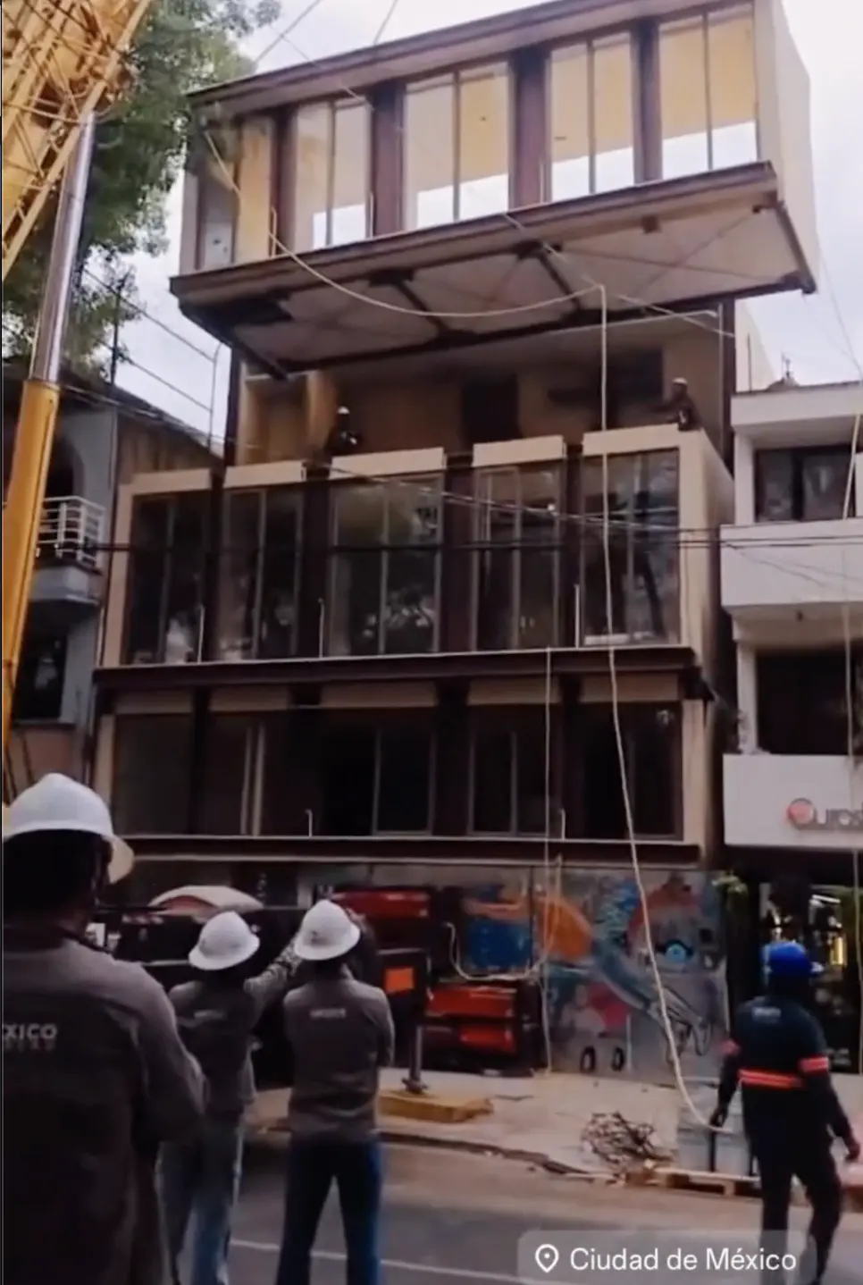 Construcción poco común en la CDMX. Foto: Captura de pantalla