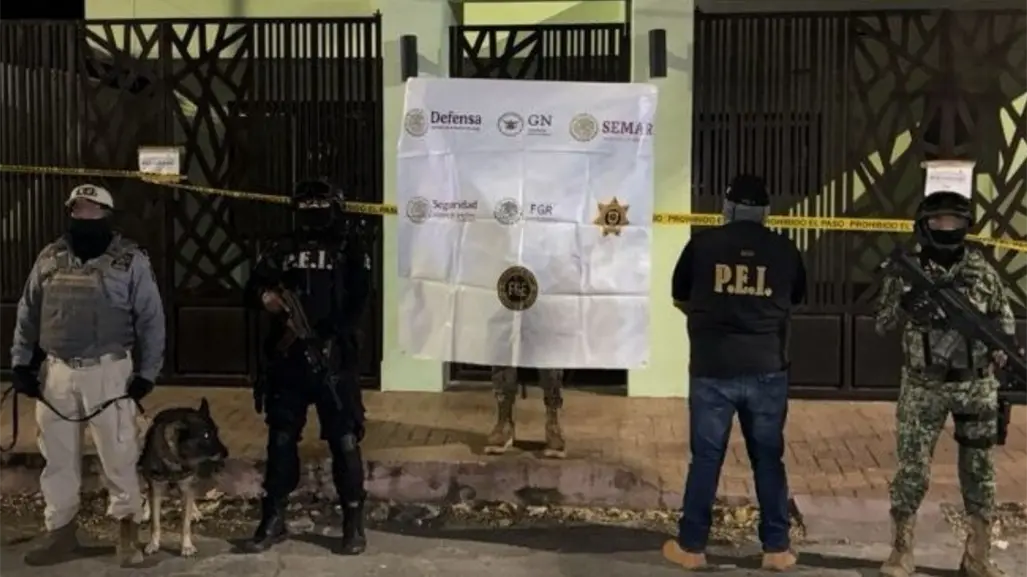 Cateo en Mérida: aseguran droga y detienen a tres personas en predios de la Dolores Otero
