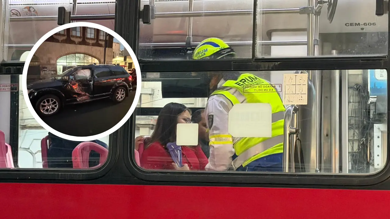 Elementos del ERUM asistieron a pasajeros lesionados luego de incidente en el Metrobús. Foto: Ramón Ramírez | Canva