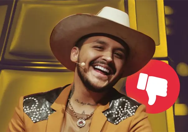Christian Nodal es criticado por cantar esta ic&oacute;nica canci&oacute;n de los 60&acute;s