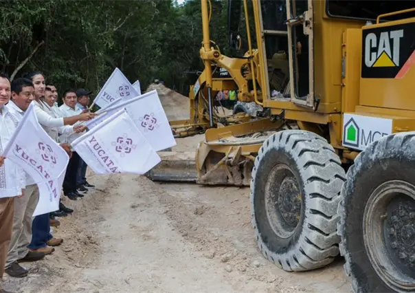 Inicia la construcción del camino X´tut–Sisbichén, obra que conectará Temozón y Chemax