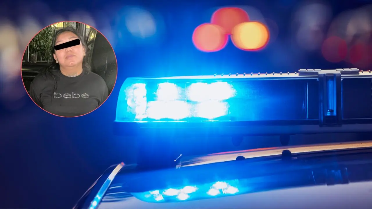 La ahora detenida fue identificada como Daniela Sarahí C., de 31 años Foto: Policía de Monterrey