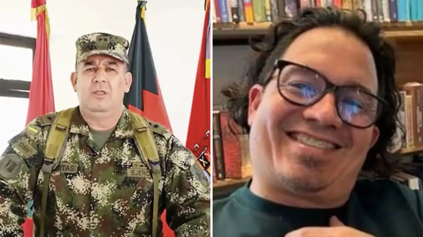 Colombia suspende a dos altos funcionarios por nexos con disidencias de las FARC. Foto: X (@VillanueAle, @isamg6)