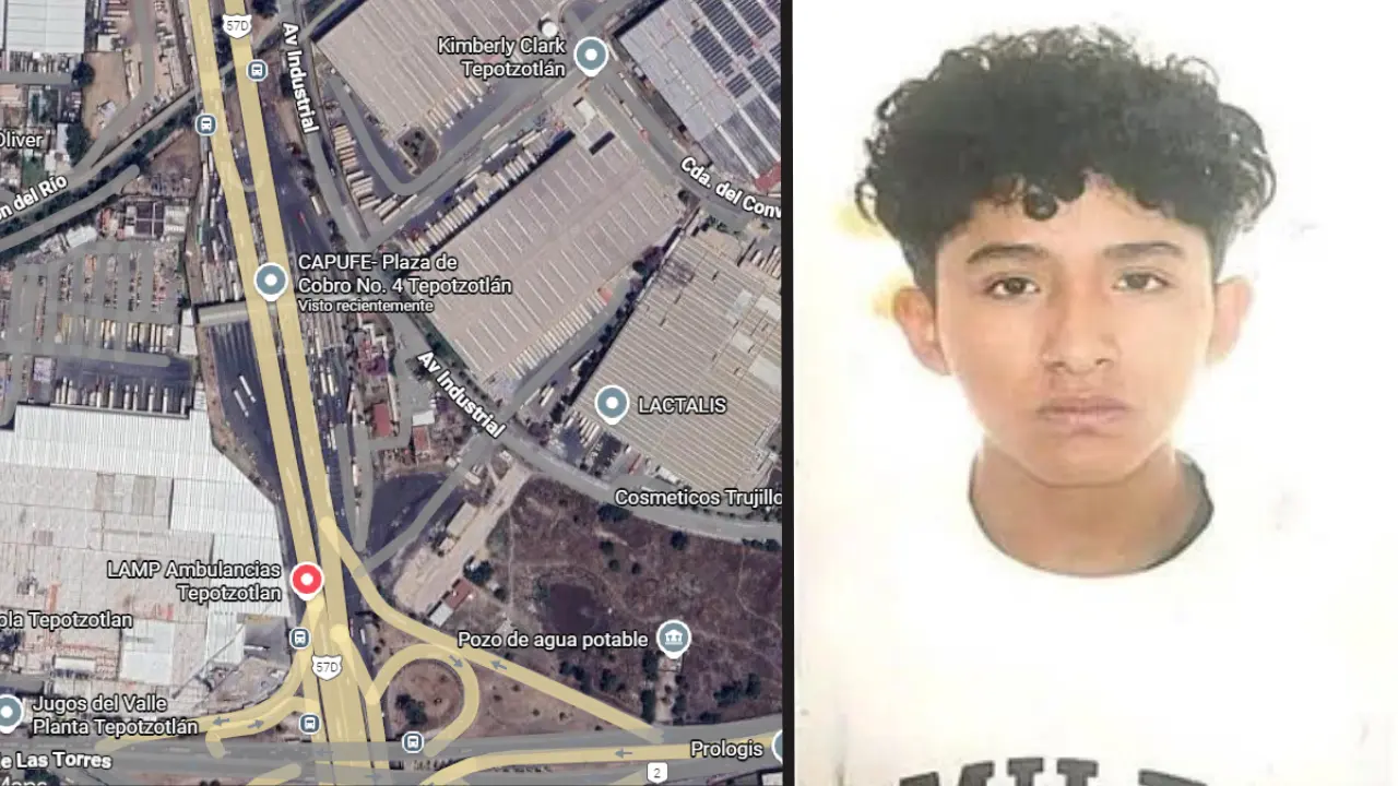 Bloqueo en carretera por desaparición de Jeshua Cisneros | Google maps | Comisión Nacional de Búsqueda de Personas Desaparecidas en México