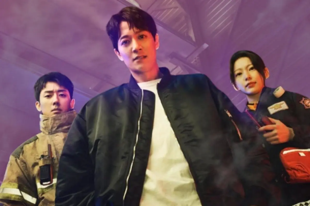 Kim Rae-won, Son Ho-joon y Gong Seung-yeon en Equipo de emergencia. FOTO: CANVA/IMDb