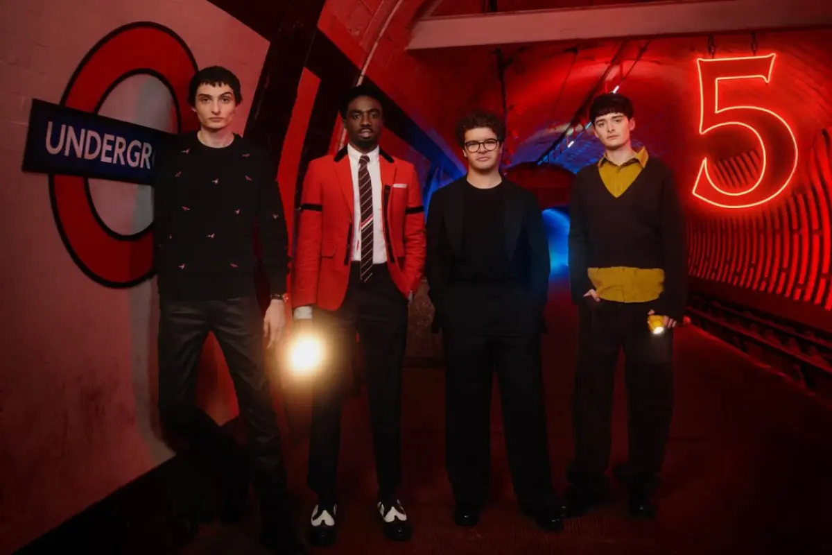 Casting masculino de Stranger Things 5 (Foto: IG @netflixuk, @strangerthingstv / Canva)