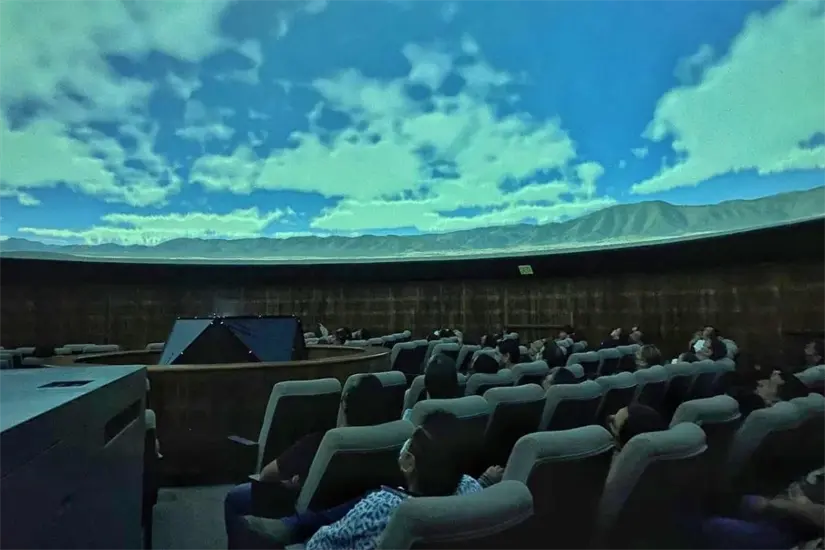 Sala de proyecciones del Planetario de Ciudad Victoria. Foto: Comisión de Parques
