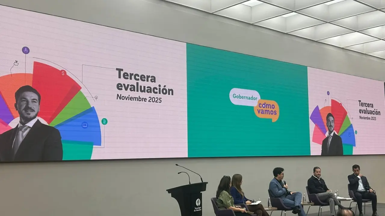 La plataforma Cómo Vamos, Nuevo León presentó la evaluación anual del cuarto año del gobierno estatal. Foto: POSTA