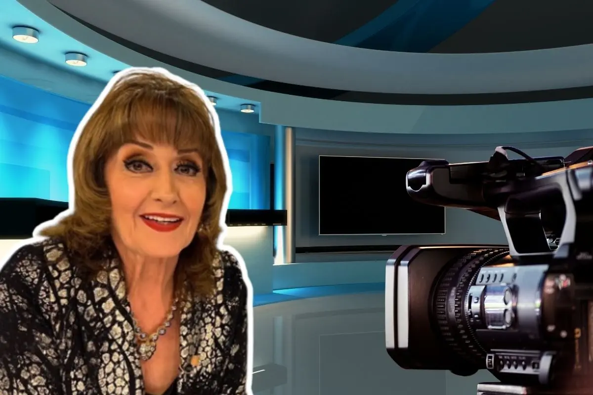 La periodista regiomontana, María Julia Lafuente, se retira de los medios de comunicación tras 48 años de trayectoria. Foto: Facebook María Julia Lafuente Salinas / Canva