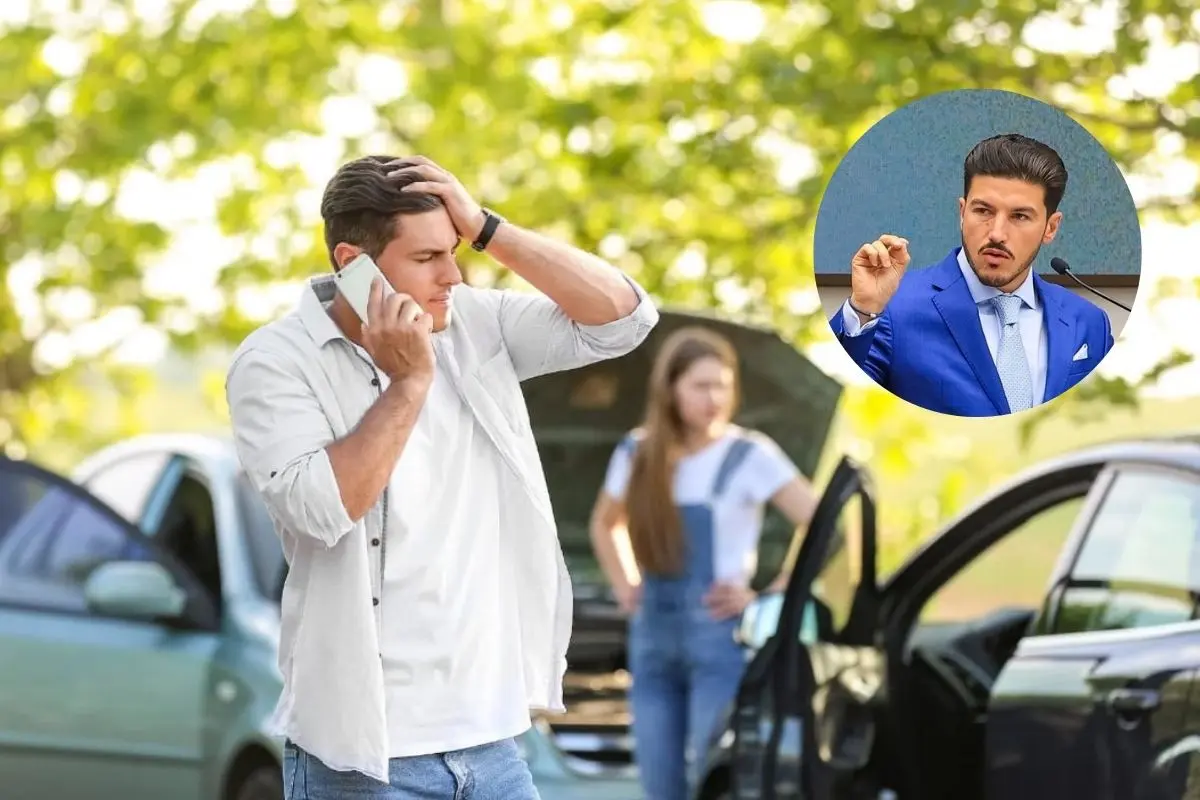 El gobernador de Nuevo León, Samuel García, señaló que en caso de registrarse un accidente menor, los involucrados deben orillarse. Foto: Facebook Samuel García / Abogado.com