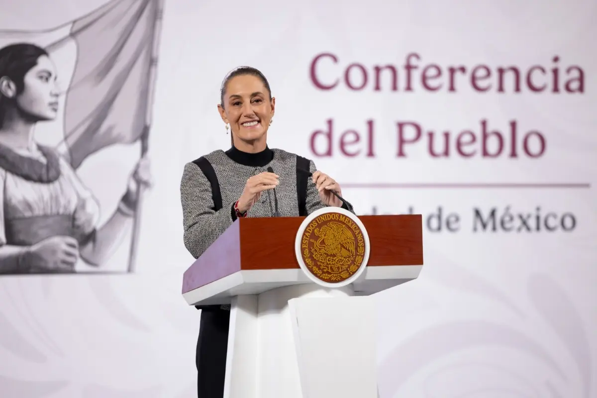 Claudia Sheinbaum en conferencia de prensa Foto: Gobierno de México