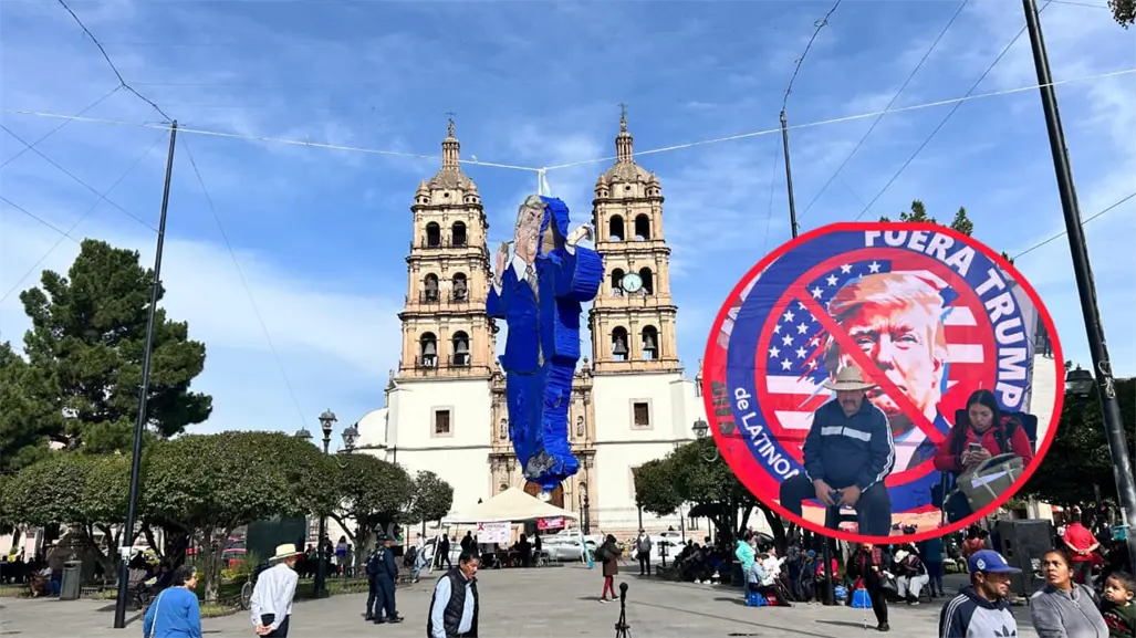 Desde Durango, manifestantes exigen que Donald Trump saque las manos de Latinoamérica