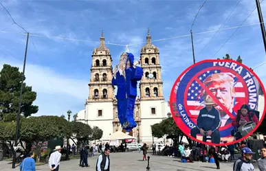 Desde Durango, manifestantes exigen que Donald Trump saque las manos de Latinoamérica