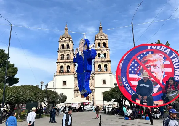 Desde Durango, manifestantes exigen que Donald Trump saque las manos de Latinoamérica