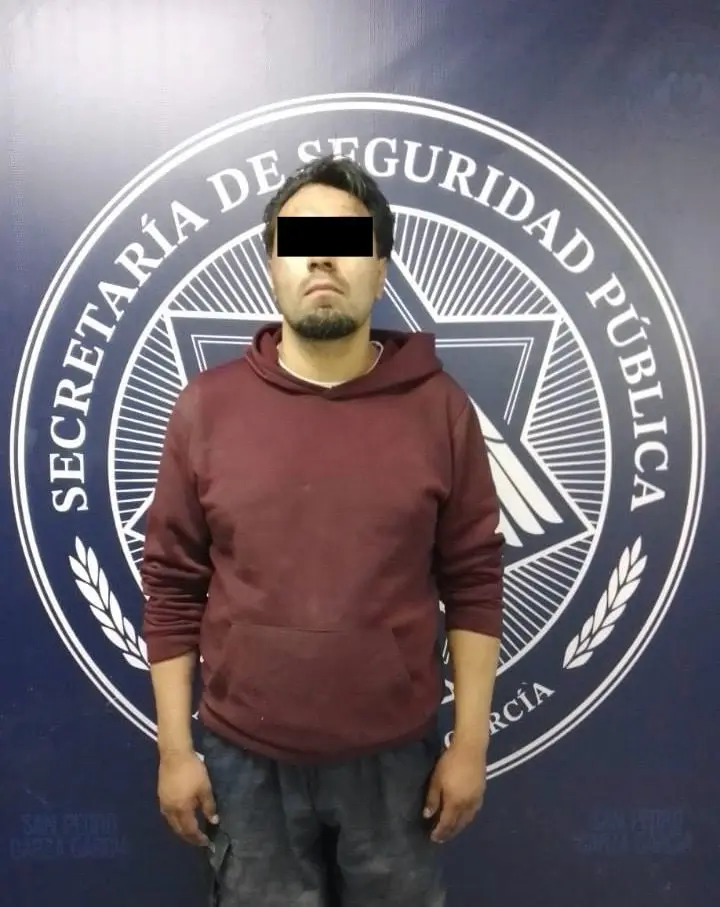El detenido fue identificado como Carlos “N”, de 33 años Foto: Policía de San Pedro