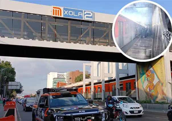 FOTOS | Humo en Línea 2 del Metro CDMX provoca desalojo de usuarios en estación Xola