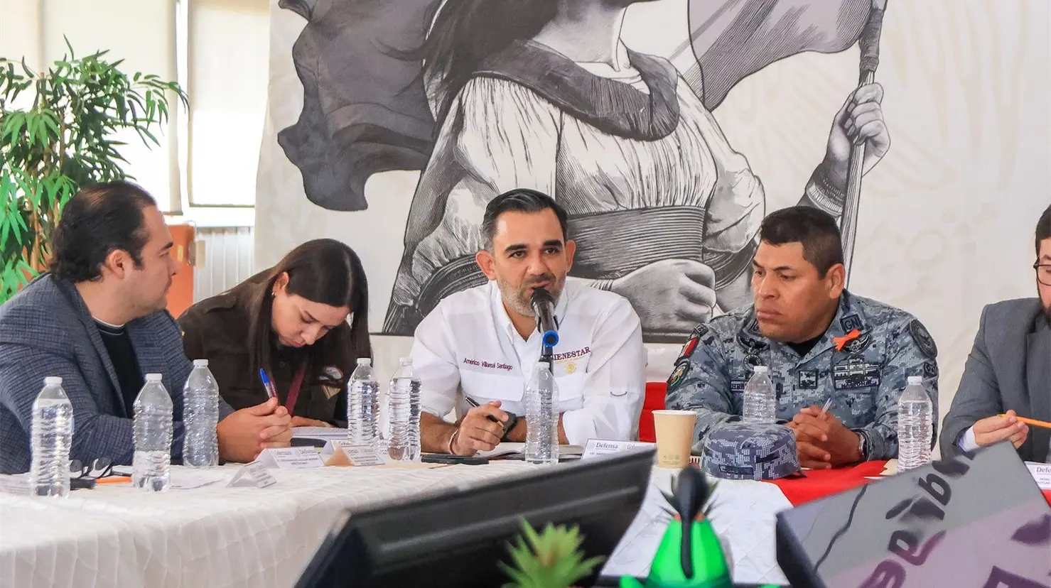 Américo Villarreal Santiago, delegado del Bienestar en Coahuila, participó en el encuentro. (Bienestar)